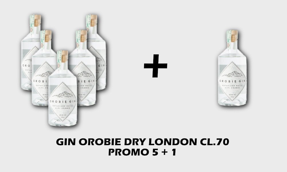 GIN OROBIE DRY LONDON CL.70 PROMO 5 + 1